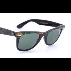 Vintage Ray Ban Wayfarer USA Olympic Sunglasses